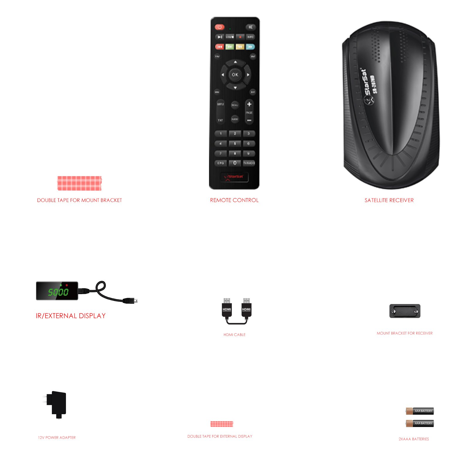 رسيفر StarSat SR-207HD Full HD DVBS2 - الصورة 8